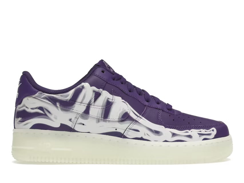 Nike Air Force 1 Low '07 QS Purple Skeleton Halloween (2021)