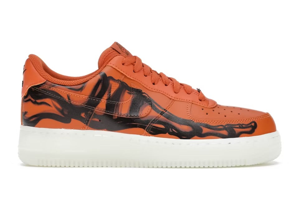 Nike Air Force 1 Low Orange Skeleton Halloween (2020)