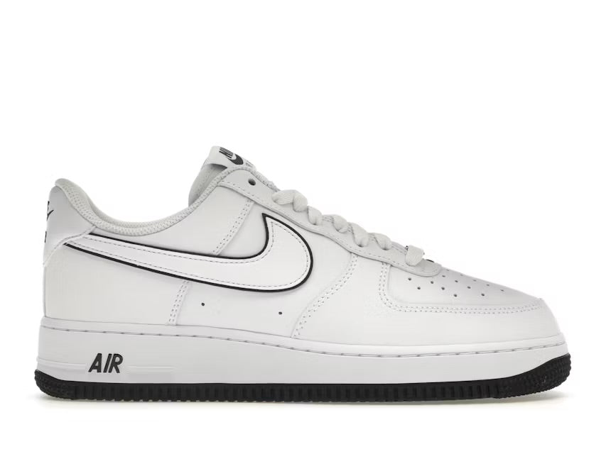 Nike Air Force 1 '07 Low White Black Outline Swoosh