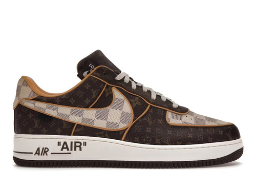 Louis Vuitton Nike Air Force 1 Low Monogram Brown Damier Azur