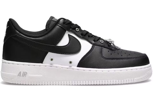 Nike Air Force 1 Low '07 PRM Black White Metallic Silver