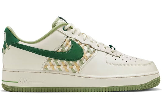 Nike Air Force 1 Low '07 Premium NAI-KE Bamboo Weave Sail Gorge Green