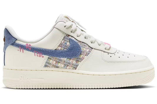 Nike Air Force 1 Low '07 LX Denim Swoosh Boucle