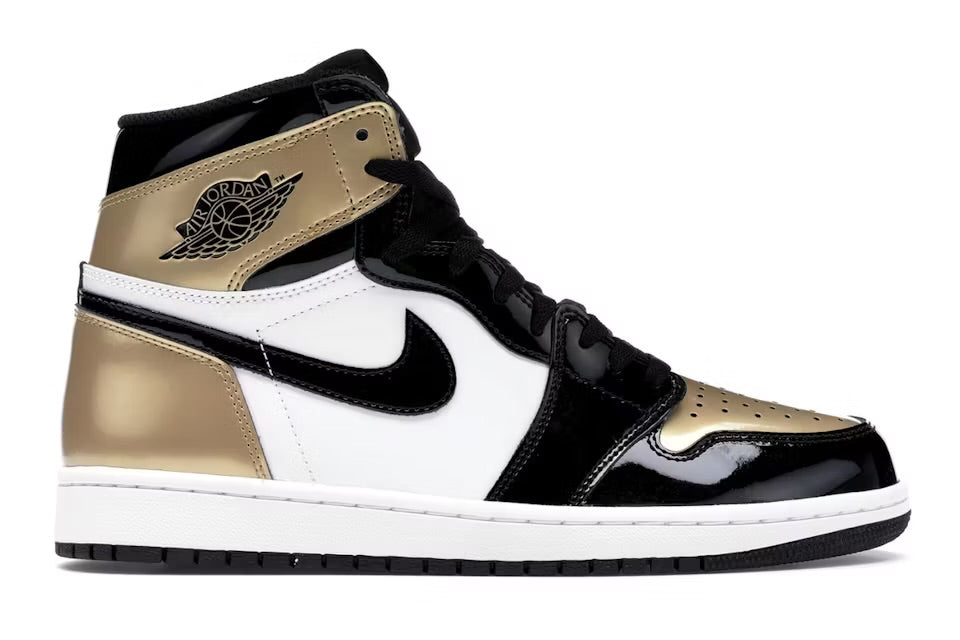 Jordan 1 Retro High NRG Patent Gold Toe