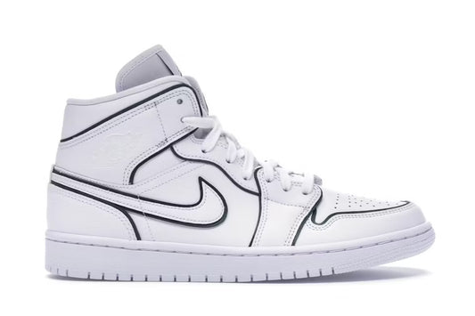 Jordan 1 Mid Iridescent Reflective White